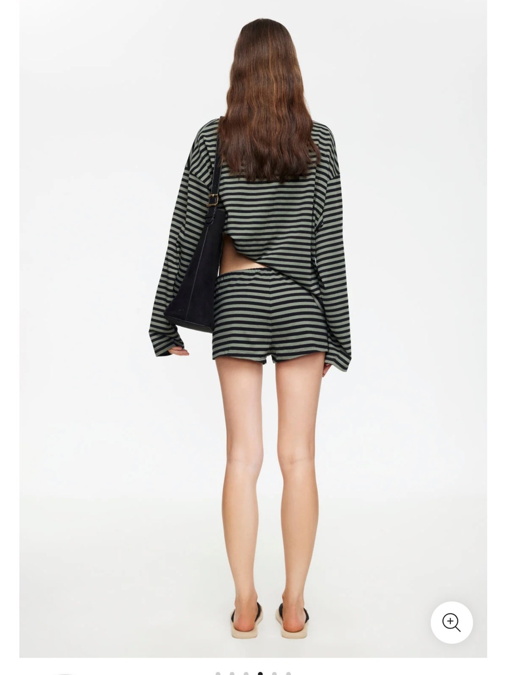 Lioness Bloom Stripe Top in Forest, XS - Picture 2 of 3